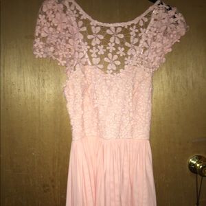 Floral lace dress